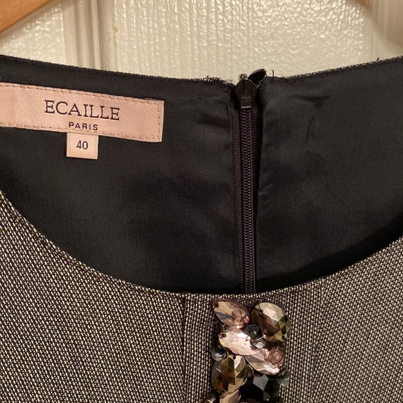 Ecaille Paris Dress 40 High End Classy 10 - Picture 6 of 13